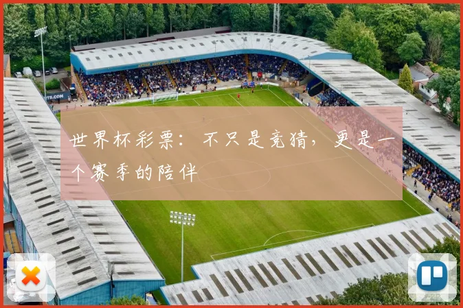 世界杯彩票:不只是竞猜,更是一个赛季的陪伴