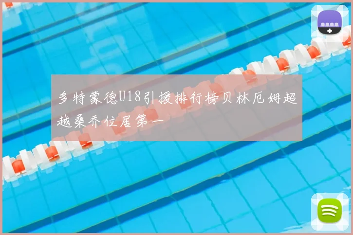 多特蒙德U18引援排行榜贝林厄姆超越桑乔位居第一